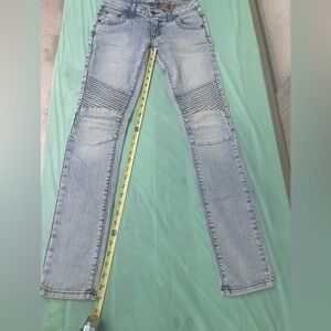 ERA OF CHAOS MOTO LOW RISE JEANS NEW WITH TAGS SIZE 24
